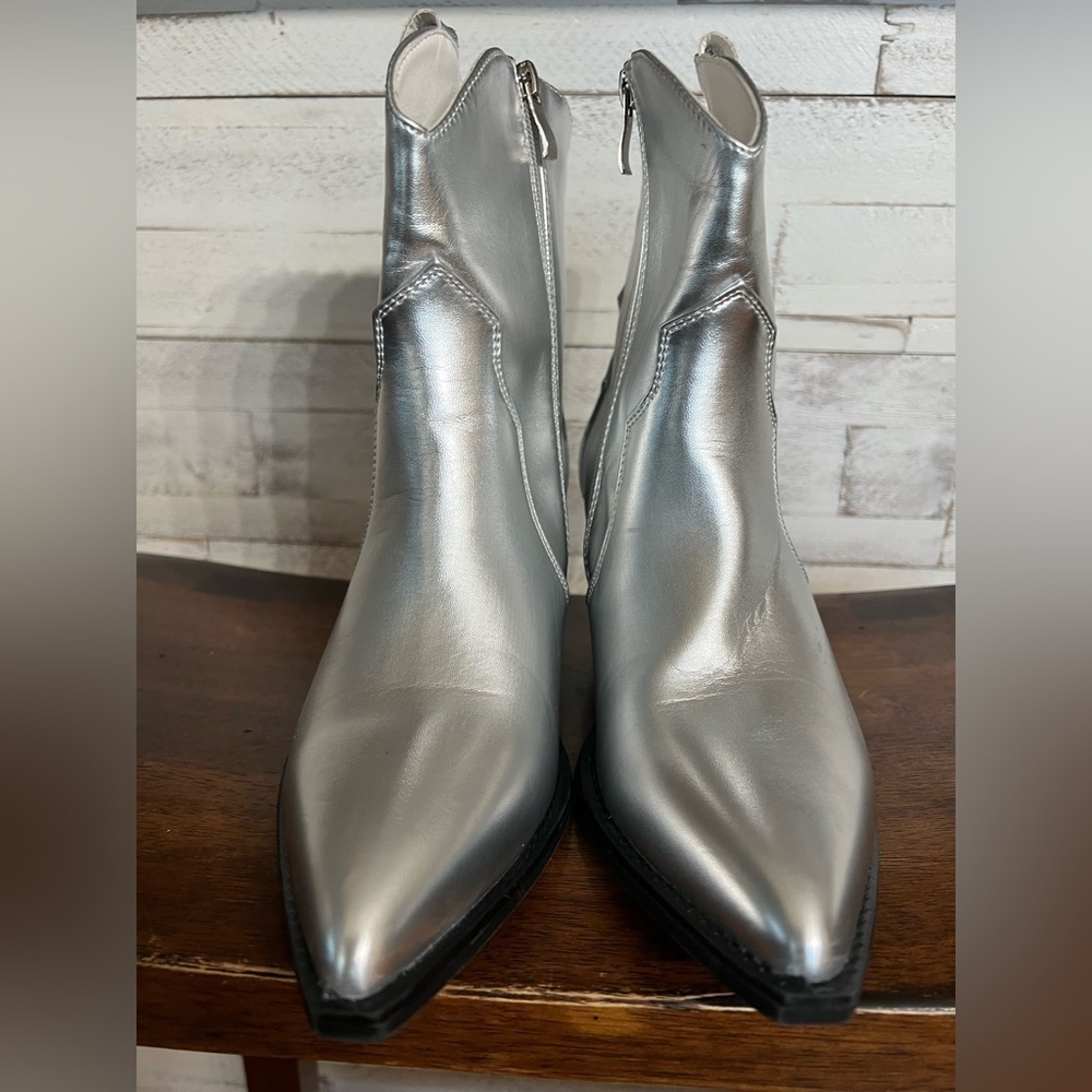 London Rag Wales Metallic Western Boots in size 6.  New without box - Picture 3 of 10
